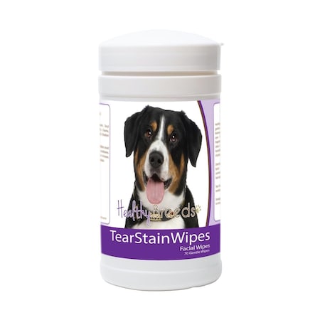 Healthy Breeds Entlebucher Mountain Dog Tear Stain Wipes - 70 Count, 70PK 840235180135